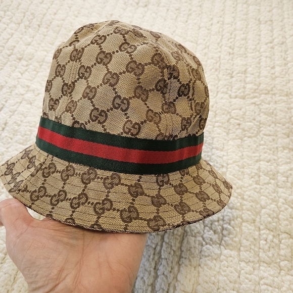 Gucci GG Monogram Sherry Line Bucket Hat - Picture 6 of 14